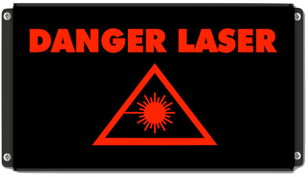 signalisation lumineuse pictogramme danger laser