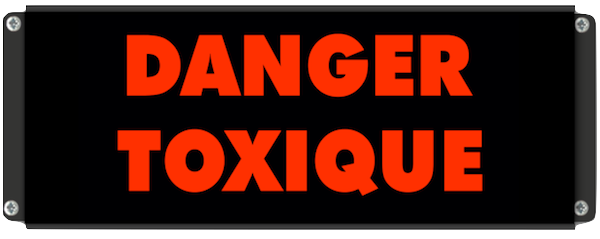 Signalisation lumineuse danger toxique